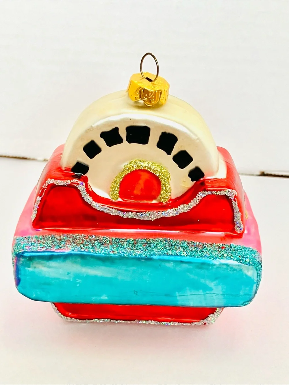 View Master Blown Glass Ornament Retro No Brand